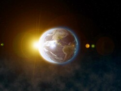 Planet Earth Rotating Stock Footage