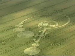 Crop Circles aerial shots News Clip