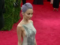Nicole Richie at 'Charles James: Beyond Fashion' Costume Institute Gala - Arrivals Stock Footage