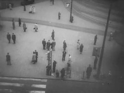 Memorial Remembering Dutch Resistance During WWII Stock Footage