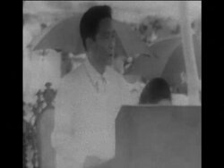 SYND 26/7/69 DEMONSTRATIONS AS PRESIDENT NIXON ARRIVES IN THE PHILIPPINES News Clip