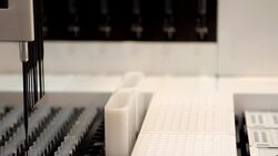 Blood screening (HD) Stock Footage