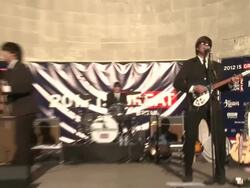 ATMOSPHERE: Participants at Central Park Celebrates Queen Elizabeth II's Diamond Jubilee With The Great British Run on 31 May Stock Footage