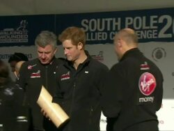 Prince Harry at Walking With The Wounded Event in Trafalgar Square News Clip
