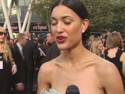 INTERVIEW: Julia Jones on being here, on her role in the movie, on her favorite book at the 'The Twilight Saga: Eclipse' Premiere at Los Angeles CA. (Footage by WireImage Video/GettyImages) Stock Footage