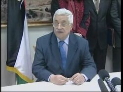 Abbas comments on Olmert meeting hours before event News Clip