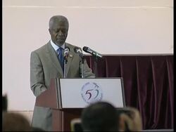 UN Secretary General at summit News Clip