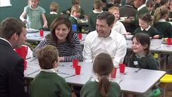 General Election 2015 - Nick Clegg Visits School In Chippenham News Clip