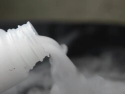 Smoking bottle 1 Stock Footage