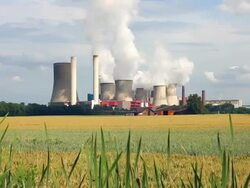 Coal Power Plant Stock Footage