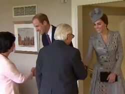 Duke & Duchess Of Cambridge Join The Queen In Welcoming The President of Singapore News Clip