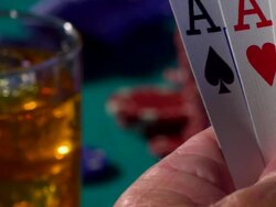 POKER-5 ACES-1080HD Stock Footage