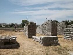 Roman theater fro the 1st century A.D., Salona Stock Footage