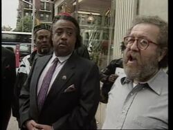 USA: NEW YORK: PROTESTS AT NASA HQ OVER CASSINI SPACE LAUNCH News Clip