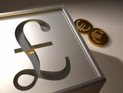 Euro Pound Banking Stock Footage