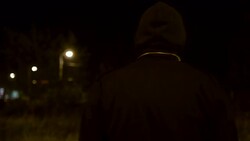 Robber stealing businesswoman bag in the street Stock Footage