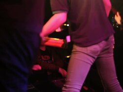 Rock band performing on stage. Stock Footage