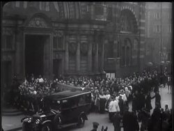 Funeral of Cardinal Bourne News Clip