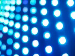 Defocused of blinking circle Stock Footage