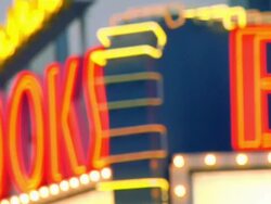 Blurry neon Stock Footage