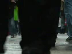 Oxford Street Christmas shoppers News Clip