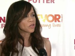 INTERVIEW - Rosie Perez at TrevorLIVE New York 2015 Stock Footage