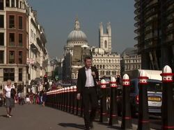 St Paul's Cathedral Olympic London General Views Stock Footage