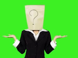 Question Mark Stock Footage