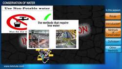 Conservation of Water: Measures to Address Water Scarcity Instructional Video