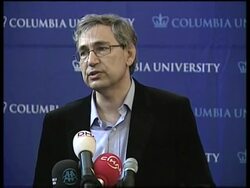 WRAP Orhan Pamuk wins literature prize, announcement, intvw News Clip