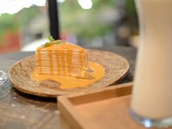 HD:Coffee at relax time in coffee cafe Stock Footage