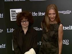 Ingrid Sischy and Sandra Brant - "Life Itself" New York Premiere - Arrivals Stock Footage