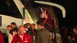 CLEAN : World Cup 2014: French team arrives in Brazil News Clip