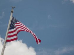 American Flag Stock Footage