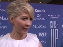 INTERVIEW - Jenna Elfman on why she wanted to host this event, the importance of an organization like WIF, her advice to women trying to break into this industry and what she loves about Max Mara Stock Footage