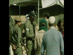 SYND 5 2 71 GENERAL SCENES ALLENBY BRIDGE AND TEL AVIV News Clip