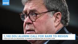 Over 1,100 Justice Department Alumni Call For A.G. Bill Barr To Resign News Clip