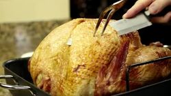 turkey carver Stock Footage