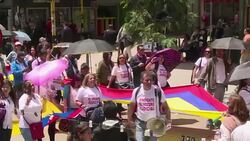 VOICED : Colombia: Sindicatos paran y acusan incumplimientos del gobierno News Clip