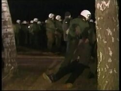 Protesters overnight and this morning at Gorleben. Instructional Video