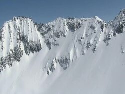 WS POV  View of mountains / Andermatt, Uri, Switzerland Stock Footage