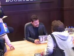 Ricky Martin at the Ricky Martin Signs Copies Of His New Book 'Me' at Los Angeles CA. (Footage by WireImage Video/GettyImages) Stock Footage