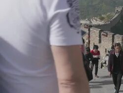 Domestic tourists take the rein of tour market in China Stock Footage