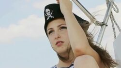 beautiful pirates Stock Footage