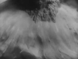 Mount Vesuvius erupts Stock Footage