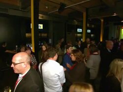 ATMOSPHERE - Signage, Guest at Olivia Wilde Receives IMDb's First-Ever STARmeter Award At TIFF 2013 on 9/9/2013 in Toronto, Canada. (Footage by WireImage Video/Getty Images Entertainment Video) Stock Footage