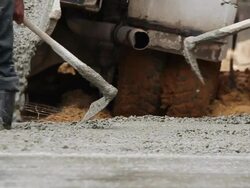 Concrete pouring. Stock Footage