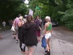 Fracking Site Protests and demonstation News Clip