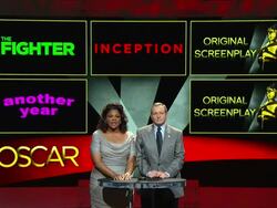 Mo'Nique and Tom Sherak announce the 83rd Academy Awards nominees at the 83rd Academy Awards Nominations Announcement at Beverly Hills CA. (Footage by WireImage Video/GettyImages) Stock Footage