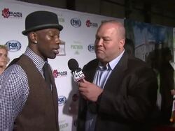 Terrell Owens at Patron Tequila Presents The Maxim Party Stock Footage